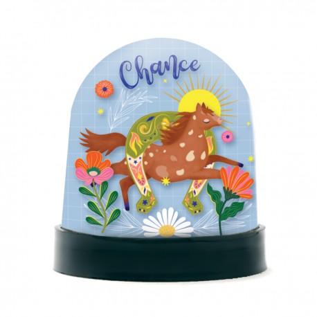 Boule à paillettes - Far-West (chance)