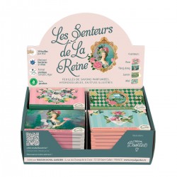 Display of 32 soap sheets - Créabisontine (Reine)