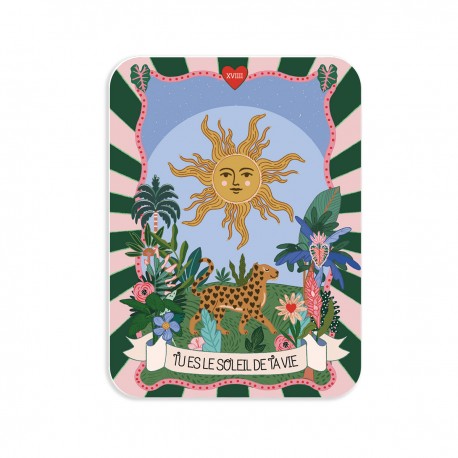 Rectangular tin box - Le Soleil