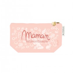 Small cotton pouch (24x13 cm) - Nature vivante (maman)