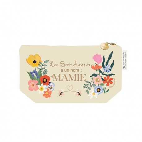 Small pouch - Le bonheur est partout (mamie)