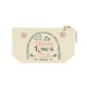 Trousse rectangulaire beige PM (24x13 cm) - Club N°One (miaou lovers)