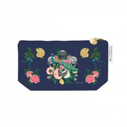 Small velvet pouch (25x13 cm) - Le Jardin des Secrets