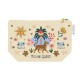 Trousse cosmétique en coton beige GM (28x18 cm) - Le Soleil