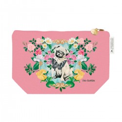 Large pouch in velvet (28x18 cm) - Le Jardin des Secrets