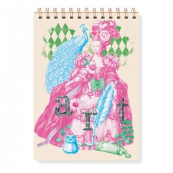 Carnet à dessin A5 à spirale (50 feuil.)- Le Jardin des Secrets (Art)