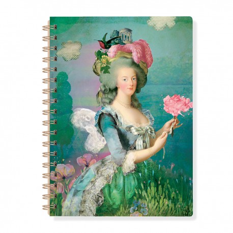 A5 spiral notebook - Le Jardin des Secrets (Marie-Antoinette)