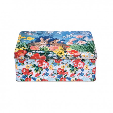 Boîte rectangulaire GM en métal - Vintage Easter