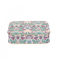Boîte rectangulaire MM en métal - William Morris (Hyacinth)