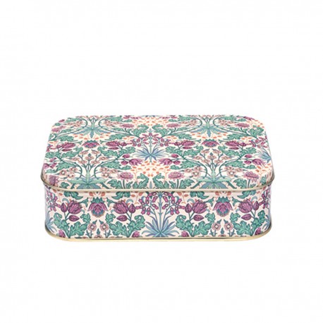 Boîte rectangulaire MM en métal - William Morris (Hyacinth)