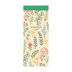 Magnetic shopping list - Enchanted Garden (B)