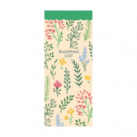 Magnetic shopping list - Enchanted Garden (B)