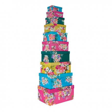 Set of 10 nested boxes - Radiance