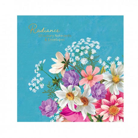 10 square notecard wallet - Radiance