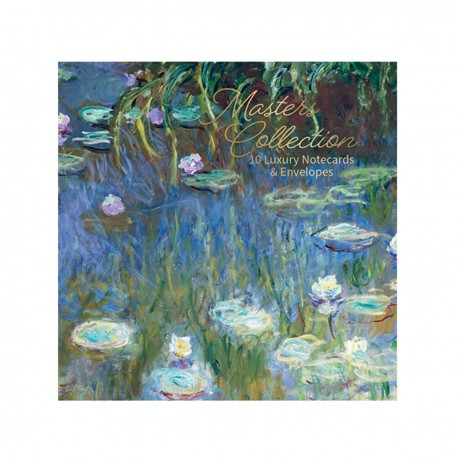 Coffret 10 cartes carrées et enveloppes - Masters Collection