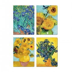 Présentoir de 32 carnets pockets (4 assortis) - Masters Collection