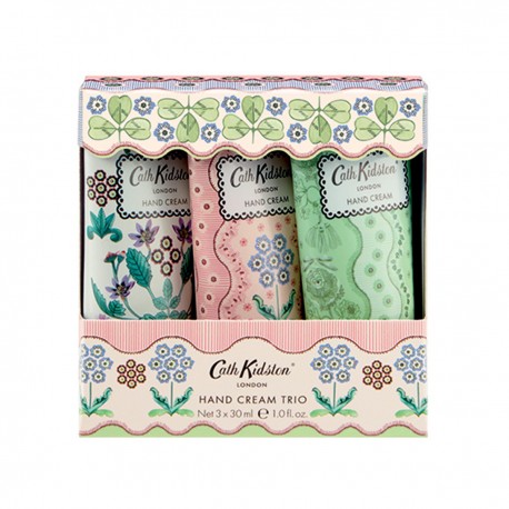 Three Hand Cream ( 3x30ml ) - Cath Kidston (Woven Flowers)