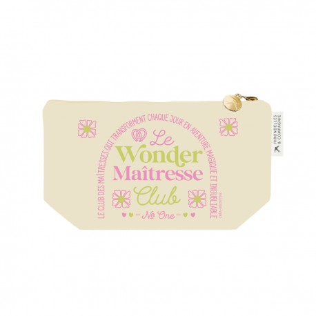 Trousse rectangulaire PM (20x13 cm) - Club N°One (wonder maîtresse)