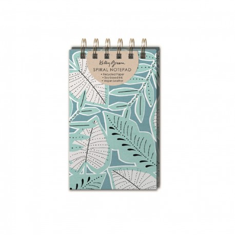 Bloc notes à spirales - Arboretum Blue Leaves