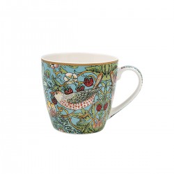 Tasse déjeuner en porcelaine - Strawberry Thief Blue