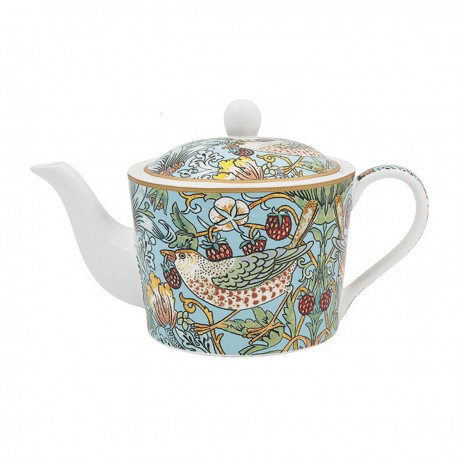 Teapot - Strawberry Thief Blue