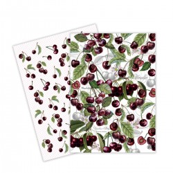 Kitchen towels set of 2 - Dark Cherry