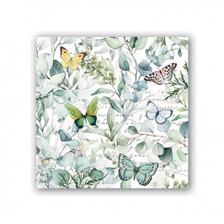 Cocktail napkin - Butterfly Fields