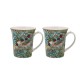 Coffret 2 mugs en porcelaine - Strawberry Thief Blue