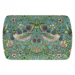 Small tray in melamine - Strawberry Thief Blue