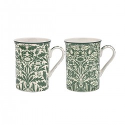 Lot de 2 mugs assortis en porcelaine - Acorn