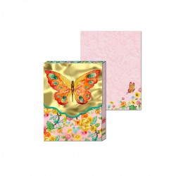 Pocket Carnet Notes 'Orange Butterfly'