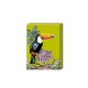 Pocket notepad - Lime Toucan