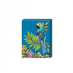 Pocket notepad - Blue Parrot