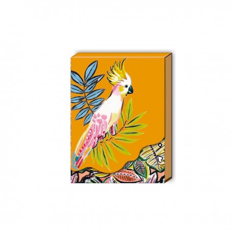 Pocket notepad - Orange Cockatoo