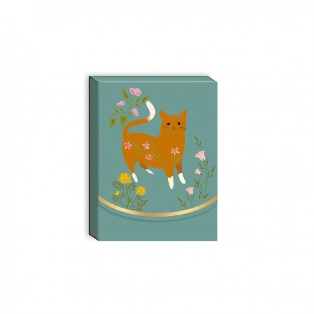 Pocket notepad - Brown cat