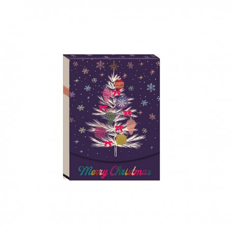 Christmas pocket notepad - Bright Tree