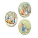 Set de 12 oeufs 12 cm en papier maché (3 assortis) - Peter Rabbit