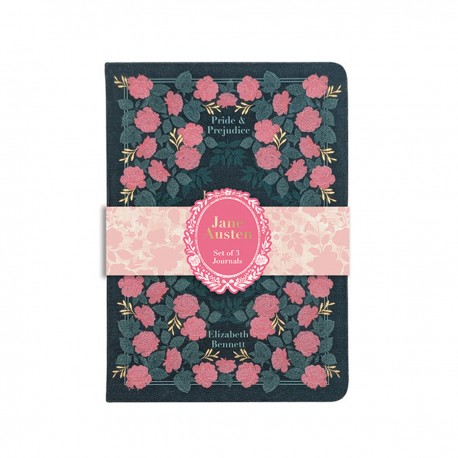 Set 3 carnets de notes B6 - Reading Room (Pride&Prejudice)
