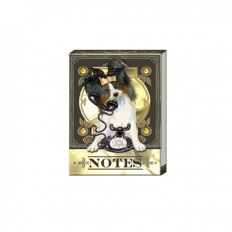 Pocket Carnet Notes 'Chien & Téléphone'