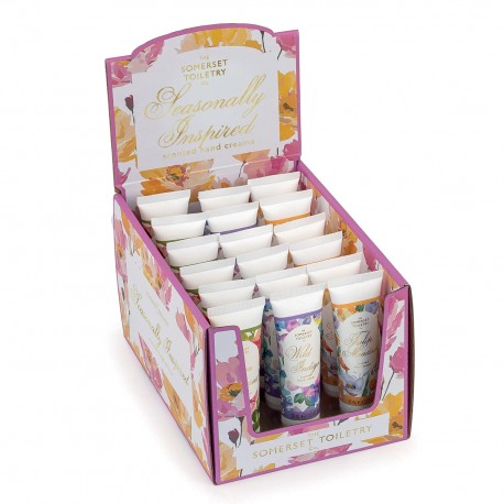 Display 15 hand creams 30ml + 3 testers - Seasonally Inspired