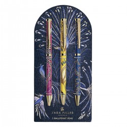 Set 3 pens - Sara Miller London (Birthday Collection)
