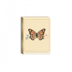 Pocket carnet de notes aimanté - Ephemeral Garden (Monarch Butterfly)