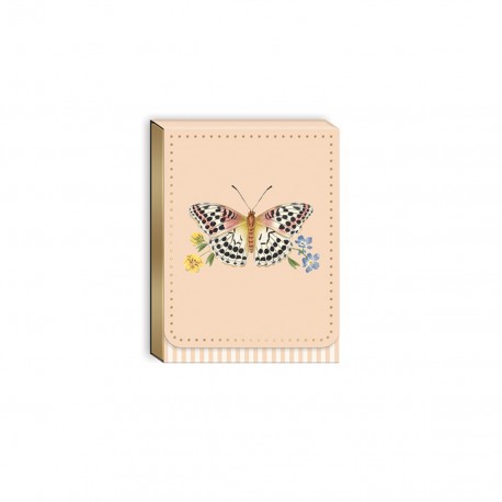 Pocket notepad - Ephemeral Garden (Leopard Butterfly)
