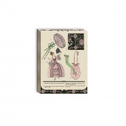 Pocket carnet de notes aimanté - Regalia (Pink Dress)