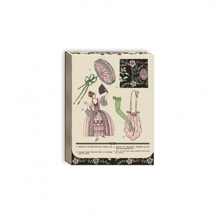 Pocket carnet de notes aimanté - Regalia (Pink Dress)