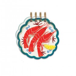 Bloc notes à spirales - Mediterranea (Prawns)