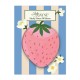 Die cut stocky notepads - Fruit & fleur (Strawberry)