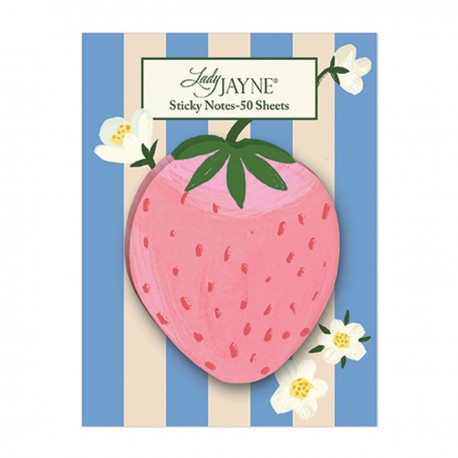 Bloc notes autocollant - Fruit & Fleur (Strawberry)