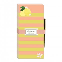 Bloc shopping aimanté & stylo - Fruit & Fleur (Lemons)