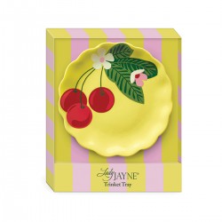 Trinket tray in ceramic - Fruit & Fleur (Cherries)